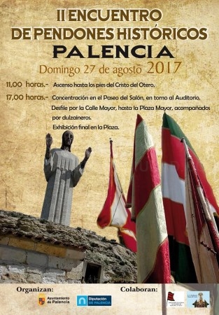 Palencia acogerá este domingo el II Encuentro de Pendones Históricos con la participación de 28 localidades y 35 varas