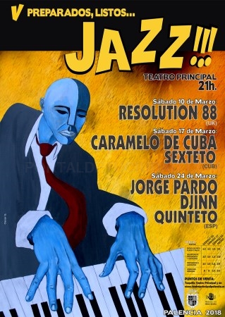 Jorge Pardo Djinn Quinteto, Caramelo de Cuba Sexteto y Resolution 88  forman el cartel de la V edición del ciclo “Preparados, Listos…Jazz!!!"
