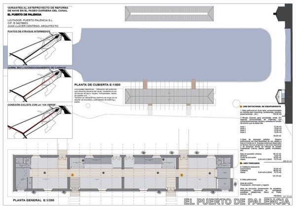 La Dársena del Canal se convertirá en un referente para el ocio de palentinos y visitantes con la puesta en marcha del proyecto 'Puerto Palencia'