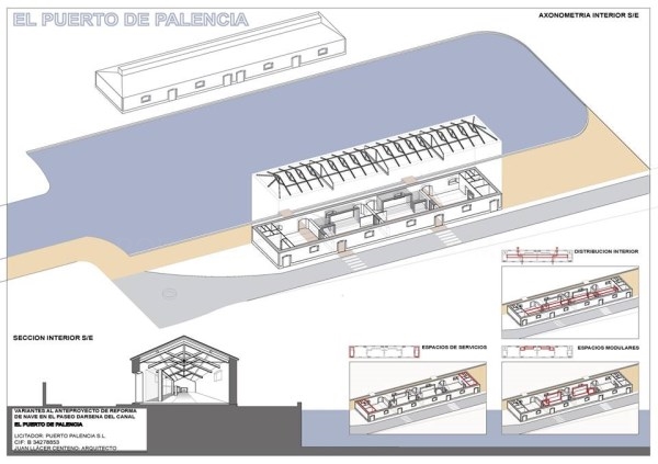La Dársena del Canal se convertirá en un referente para el ocio de palentinos y visitantes con la puesta en marcha del proyecto 'Puerto Palencia'