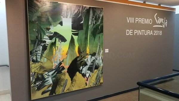 La obra ‘Sin título (Re-construcción de paisaje 02)’ del pintor gaditano Ignacio Estudillo se alza con el VIII Premio Caneja de Pintura