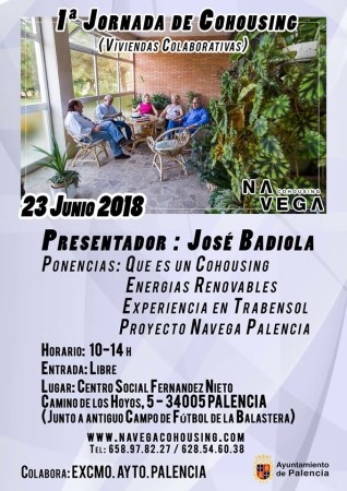 El Ayuntamiento colabora en la organización de la I Jornada de Cohousing que tendrá lugar este sábado 23 de junio