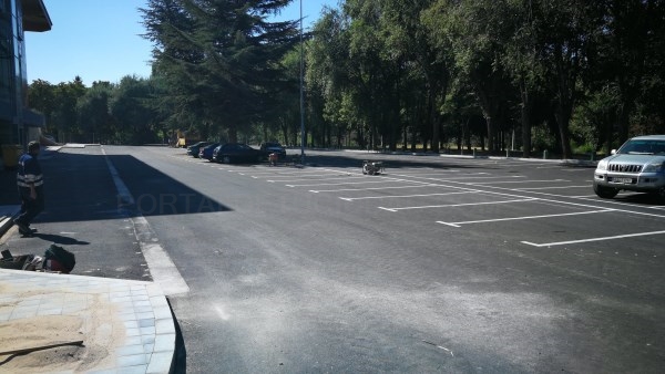 El remozado aparcamiento del Pabellón Municipal ya está operativo y con 250 plazas