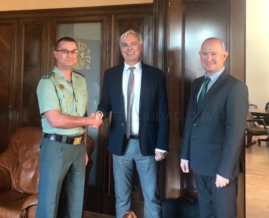 El Capitán Jefe del Subsector de Tráfico se incorpora a la Comandancia de la Guardia Civil de Palencia