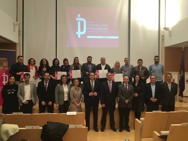 Entrega de los II Premios Proyectos e ideas innovadoras de empresas de Palencia