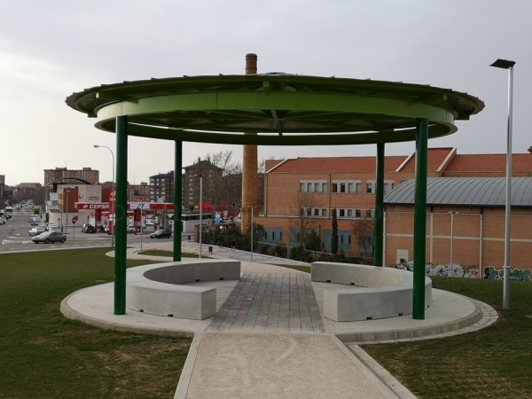 Los palentinos residentes en los barrios de Ave María y Cristo cuentan con 14.000 nuevos metros cuadrados de zona verde