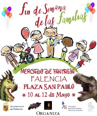 San Pablo viajará a la era jurásica con motivo de la celebración de la tercera edición del Fin de Semana de las Familias