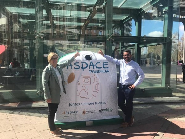 Ecovidrio lanza un reto solidario de reciclaje de vidrio a la población de Palencia en Semana Santa a favor de ASPACE