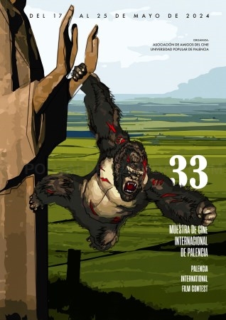Un diseño de Alberto Esteban Olano ilustra el cartel anunciador de la 33 Muestra de Cine Internacional de Palencia