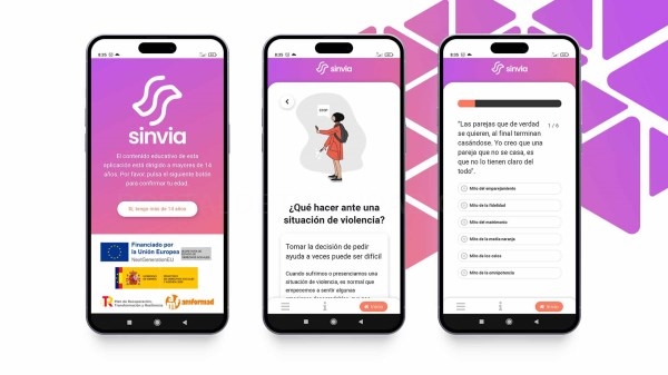 SINVIA: la aplicación te ayuda a comprender, detectar y prevenir los diferentes tipos de violencia en la adolescencia