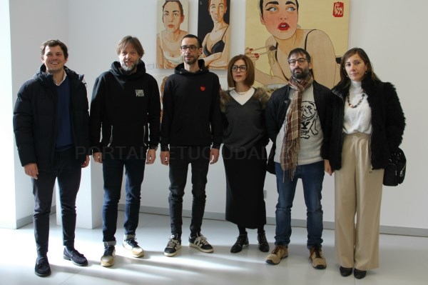 Fumantwo expone una selección de su obra más reciente en el Centro Cultural Lecrác de Palencia