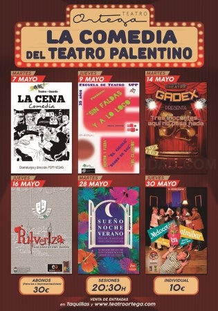 El Teatro Ortega cita a la comedia palentina en mayo