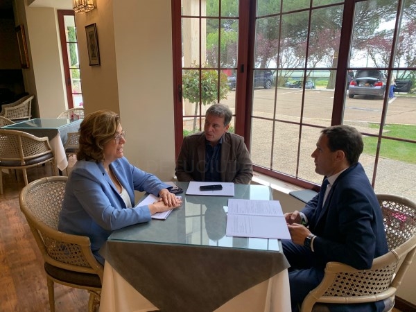 Los presidentes de las Diputaciones de Palencia, Burgos y Valladolid ponen en marcha del Plan de Sostenibilidad del Canal de Castilla