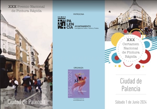 El XXX Certamen Nacional de Pintura Rápida ‘Ciudad de Palencia’ repartirá 2.000 euros en premios