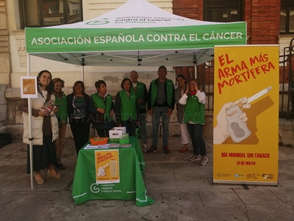 LA Diputación de Palencia participa en el Día Mundial Sin Tabaco