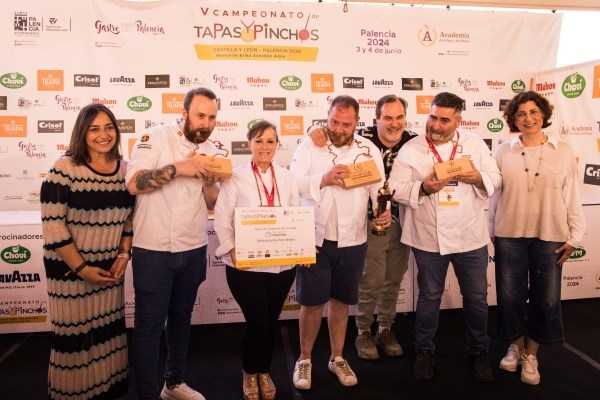 Alberto Villegas, restaurante San Remo de Palencia, segundo clasificado del V Campeonato de Tapas y Pinchos de Castilla y León ‘Memorial Erika Sanchez