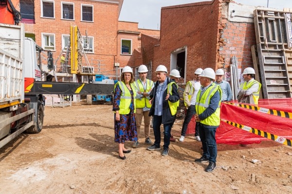 Las obras de construcción del nuevo Complejo Universitario Dacio Crespo marchan según los plazos previstos