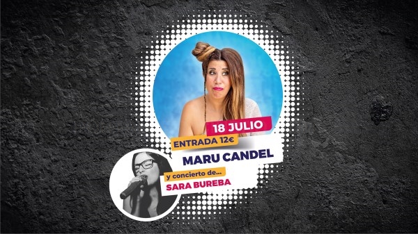 Comedia y música se fusionan este jueves en OMY con el monólogo de Maru Candel