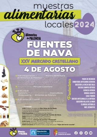 La Muestra Alimentaria Local del domingo en Fuentes de Nava cierra el calendario de este año