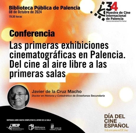 a MCIP celebra hoy el Día del Cine Español con una conferencia de Javier de la Cruz Macho en la Biblioteca Pública