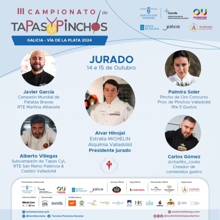 El palentino Alberto Villegas, jurado del Campeonato de Tapas y Pinchos de Galicia – Vía de la Plata