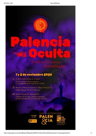 El Puente de Todos los Santos acogerá las visitas guiadas teatralizadas ‘Palencia Oculta’