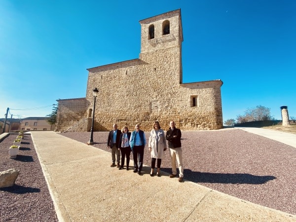 La Diputación de Palencia destina 17.500 euros para la adecuación del entorno de la iglesia de Nuestra Señora de la Esperanza en Villerías de Campos