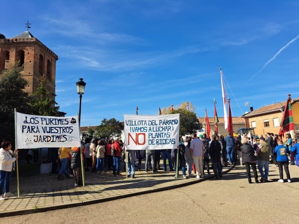 STOP BIOGÁS PÁRAMO-VEGA sigue con sus movilizaciones en contra de las macroplantas de biogás en la zona