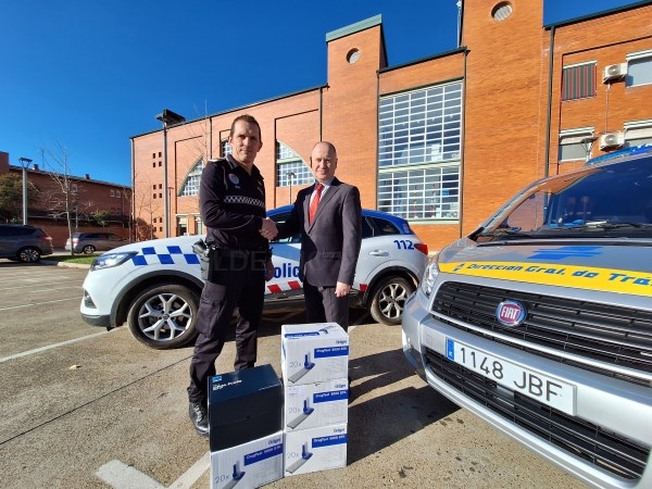 La Dirección General de Tráfico cede 130 test de drogas a la Policía Local de Palencia para multiplicar los controles a los conductores