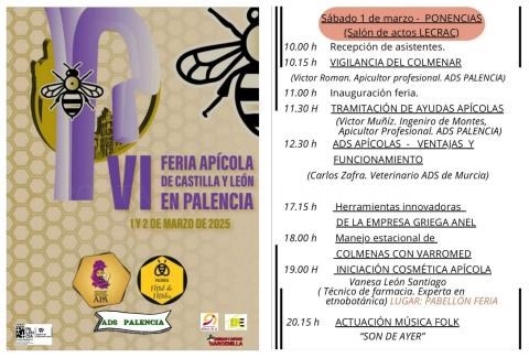 La VI Feria Apícola de Castilla y León se celebrará en Palencia los días 1 y 2 de marzo