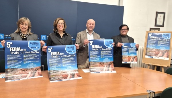 La Diputación promueve en la V Feria de la Trufa Baltanás el cultivo y difusión de la trufa de Palencia