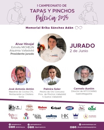 El Estrella Michelin Alvar Hinojal, preside el jurado del Campeonato de Tapas y Pinchos de Palencia
