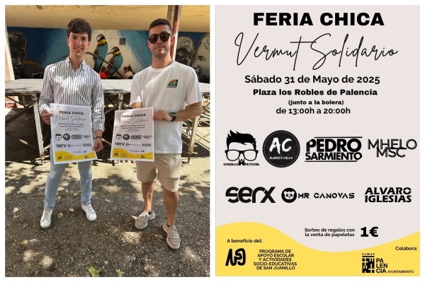 San Juanillo acoge este sábado el Vermut Solidario de la Feria Chica en apoyo a la inclusión social