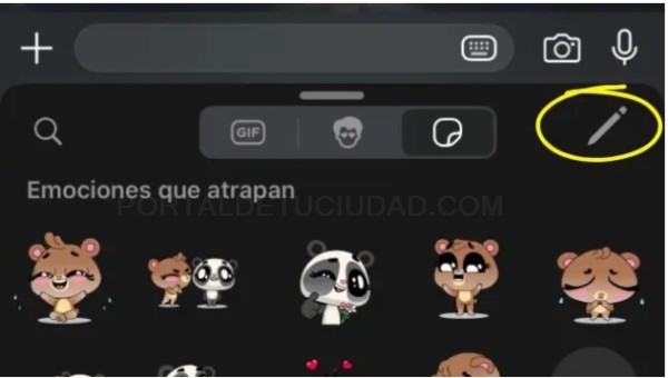 WhatsApp y organiza tus stickers