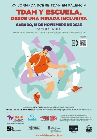 Inclusión y TDAH a debate en la XV Jornada sobre el trastorno que se desarrolla en Palencia