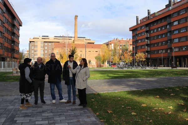El Ayuntamiento de Palencia inaugura la nueva zona renaturalizada de Pan y Guindas tras una inversión de 500.000 euros