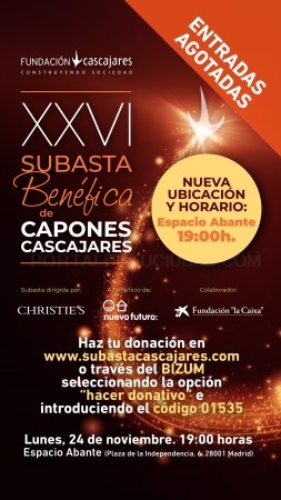 La Subasta de Capones de Cascajares se reinventa por la gripe aviar en su XXVI edición solidaria con Nuevo Futuro