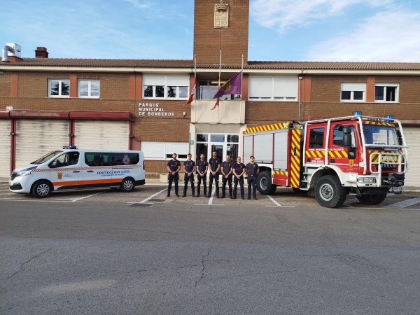 El SEPEIS del Ayuntamiento de Palencia recibe el distintivo honorífico de participación en los dispositivos de emergencia y seguridad por la DANA 2024