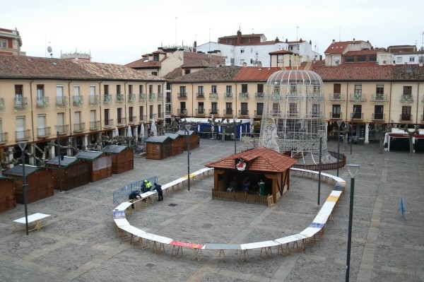 El tradicional roscón gigante de 7.500 raciones endulzará la próxima llegada de los Reyes a Palencia