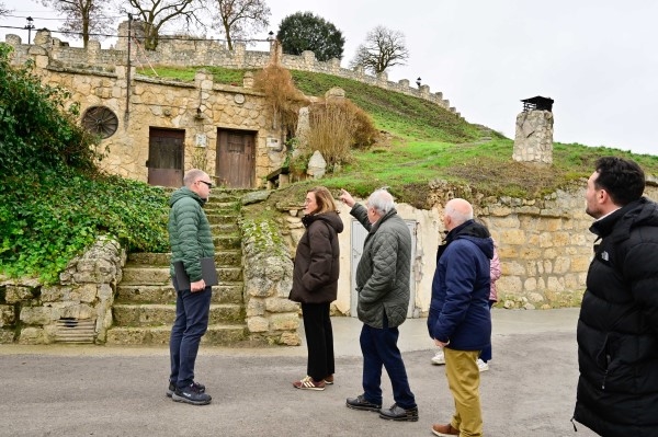 La Diputación de Palencia culmina las obras del Barrio de Bodegas de Astudillo con una inversión de más de 269.000 euros