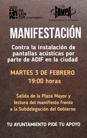 Miriam Andrés hace un llamamiento a la participación en la manifestación del 3 de febrero contra las pantallas acústicas