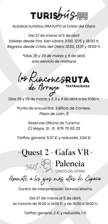 ‘Pasión por Palencia’ invita a disfrutar esta Semana Santa de la ciudad a través de sus recursos turísticos