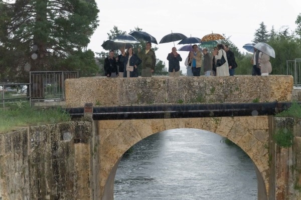 El Consorcio del Canal de Castilla regenera el puente de Villamuriel
