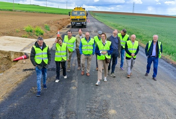 La Diputación de Palencia invierte cerca de 1,7 millones de euros en la mejora de la carretera PP-4311 entre Lantadilla y Osorno