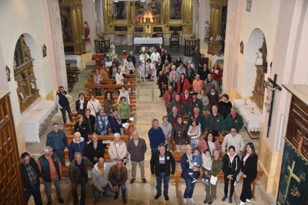 Gran acogida al obispo en Santervás de la Vega durante su visita pastoral