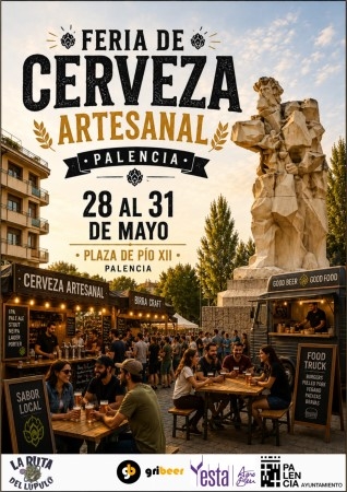 Más de 90 tipos de cerveza se podrán degustar durante la III Feria Artesanal de Palencia