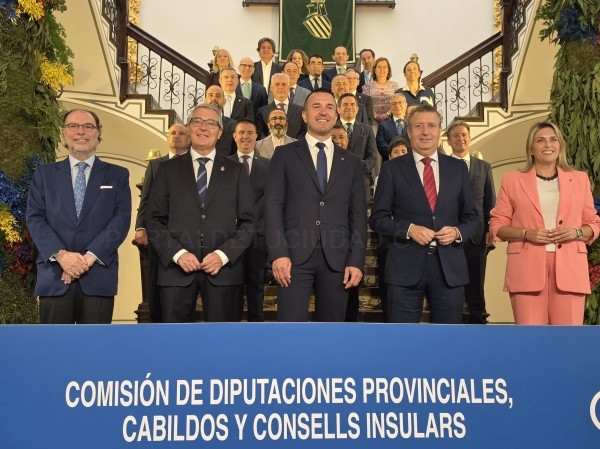 Ángeles Armisén participa en la Comisión de Diputaciones, Cabildos y Consells Insulares de la FEMP que se celebra en Valencia