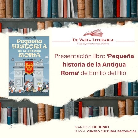 Emilio del Río invita a descubrir la antigua Roma en una nueva cita del ciclo ‘De Varia Literaria’ de la Diputación de Palencia