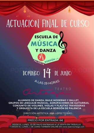 La música y la danza de las escuelas palentinas protagonizan el fin de semana en el Teatro Ortega