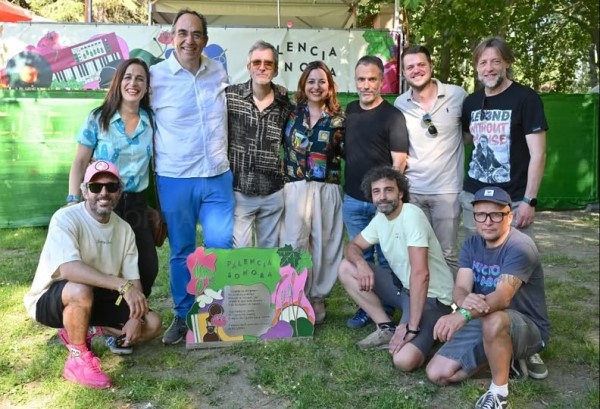 Xoel López deja su huella en el Bosque Sonoro de Palencia